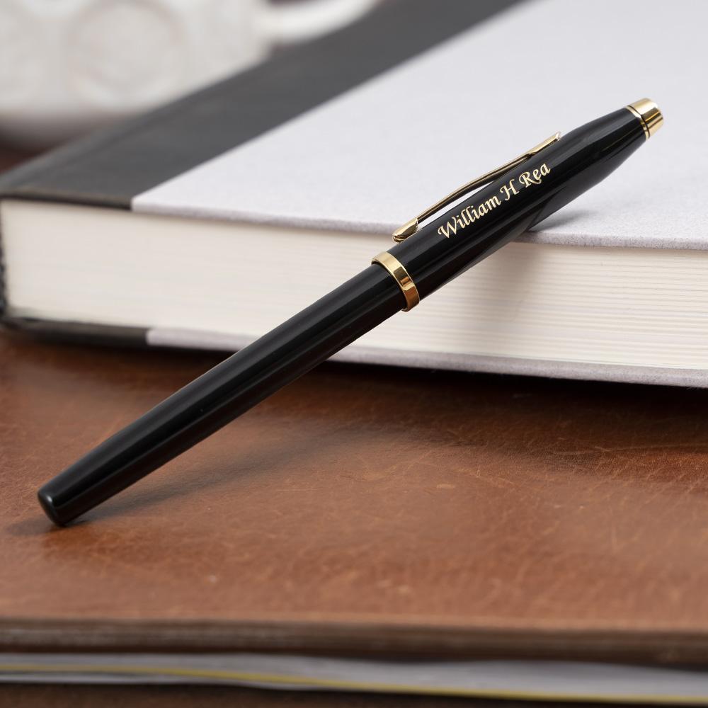 Cross Century II Rollerball Pen - Black Lacquer