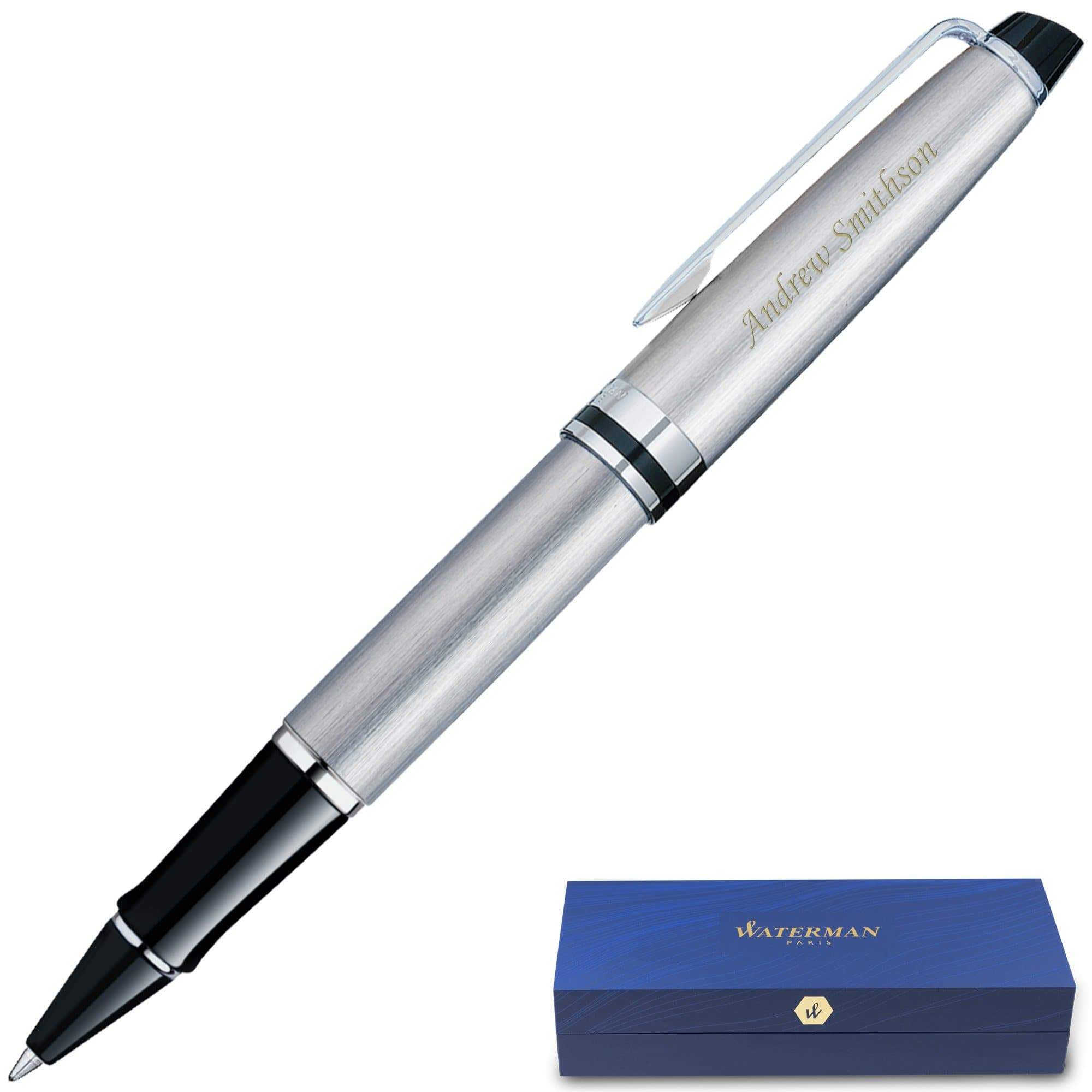 Waterman Expert Stainless Chrome Trim Rollerball