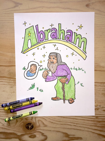 Abraham Coloring Page