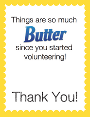 Butterfinger Thank You Note