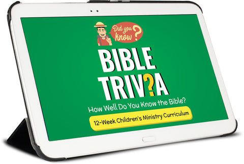 Bible Trivia 12-Week Children's Ministry Curriculum