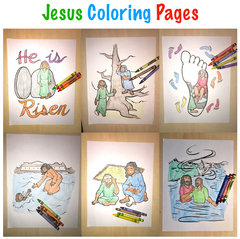 Jesus coloring pages