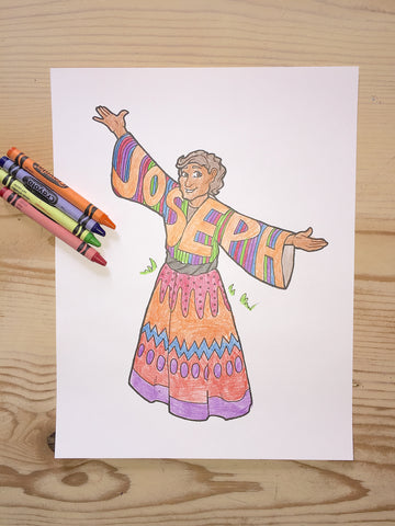 Download Joseph Coloring Page - Children's Ministry Deals