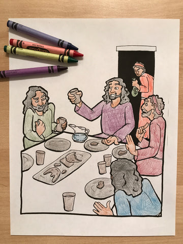 550 Bible Coloring Pages Last Supper Download Free Images