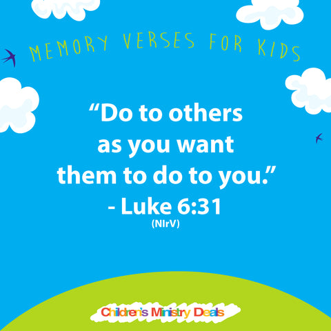 Memory Verse's for Kids