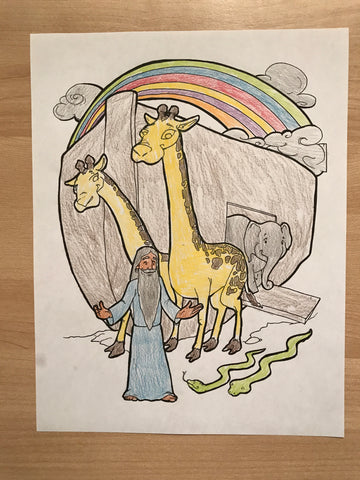 Noah's Ark Coloring Page