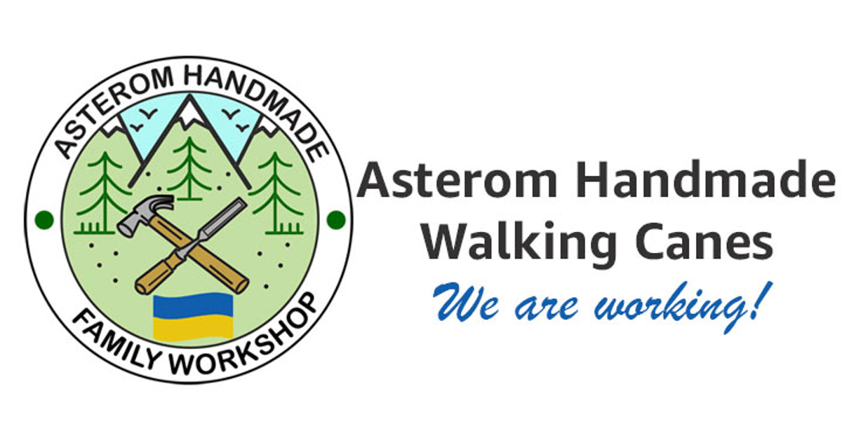 Asterom Walking Cane - Handmade Lion Cane - Walking Canes for Men