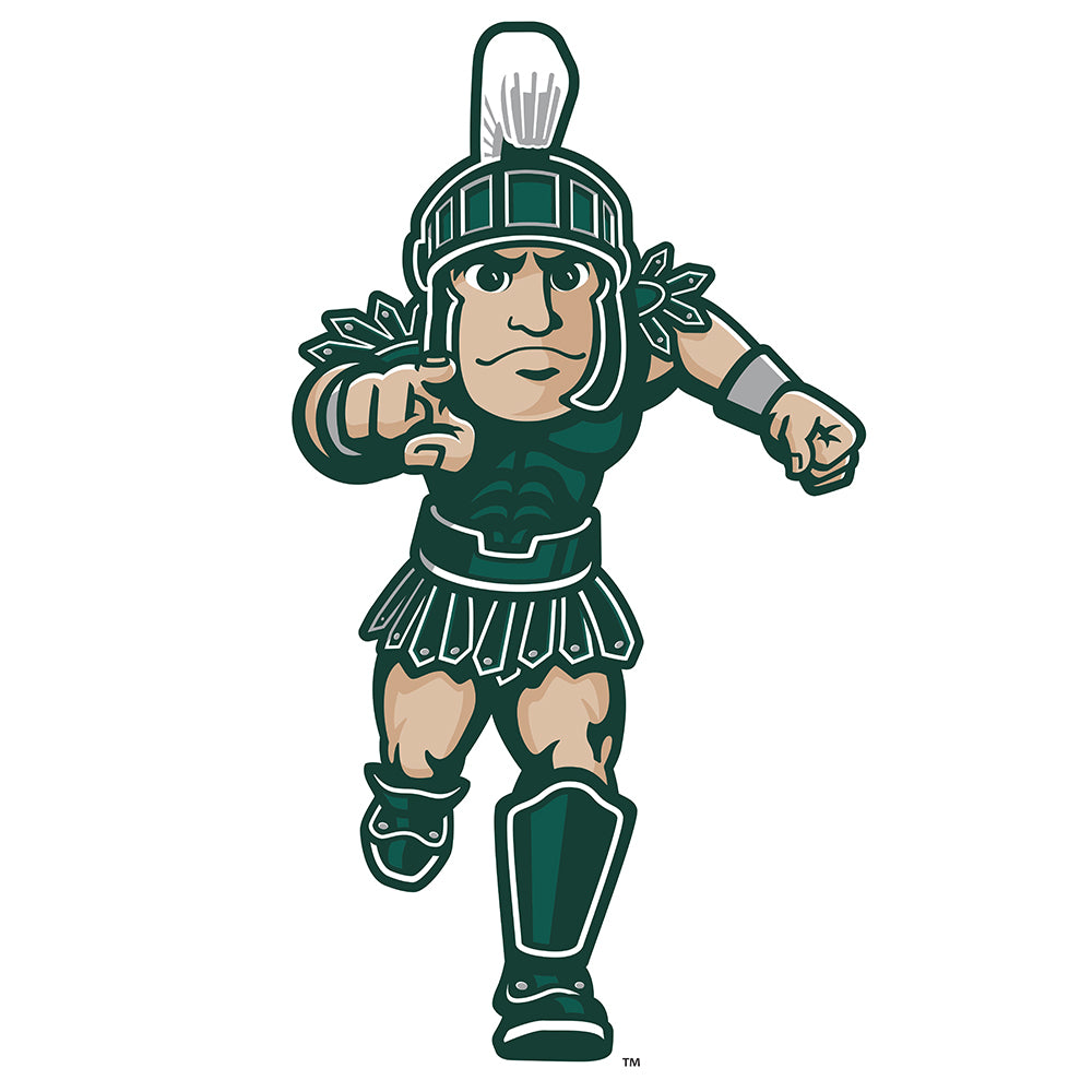 Michigan State Spartans Sparty Single Layer Dimensional College Wall Art