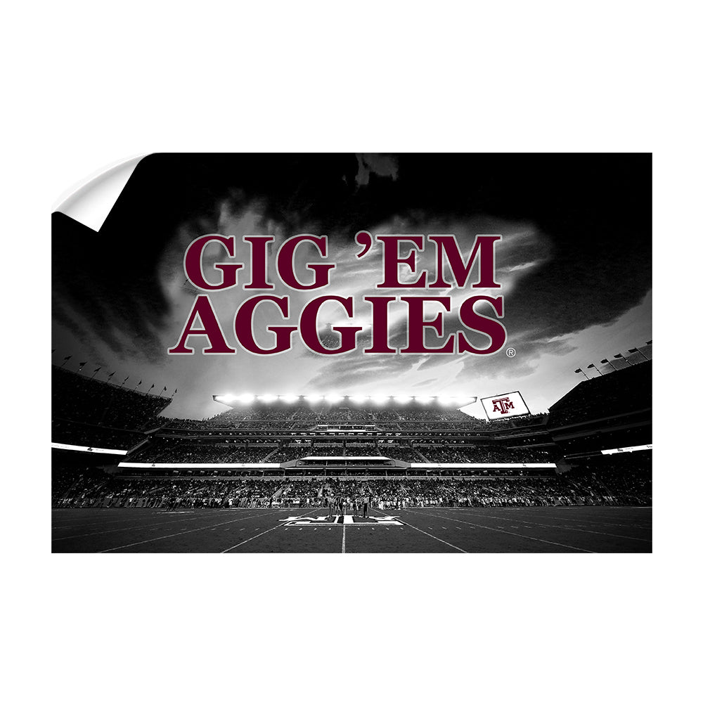 Texas A&M-Gig 'Em-College Wall Art