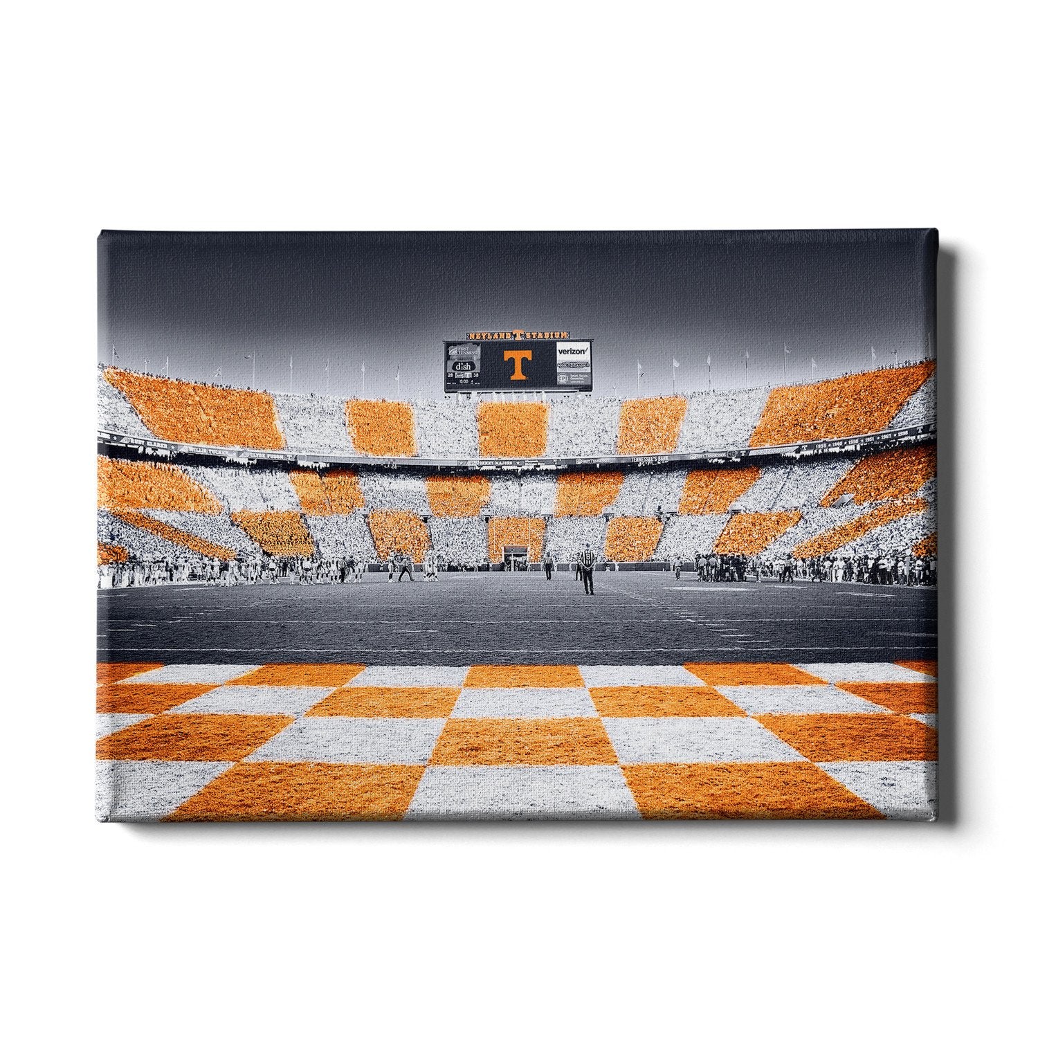 Tennessee Volunteers Reverse Checkerboard College Wall Art