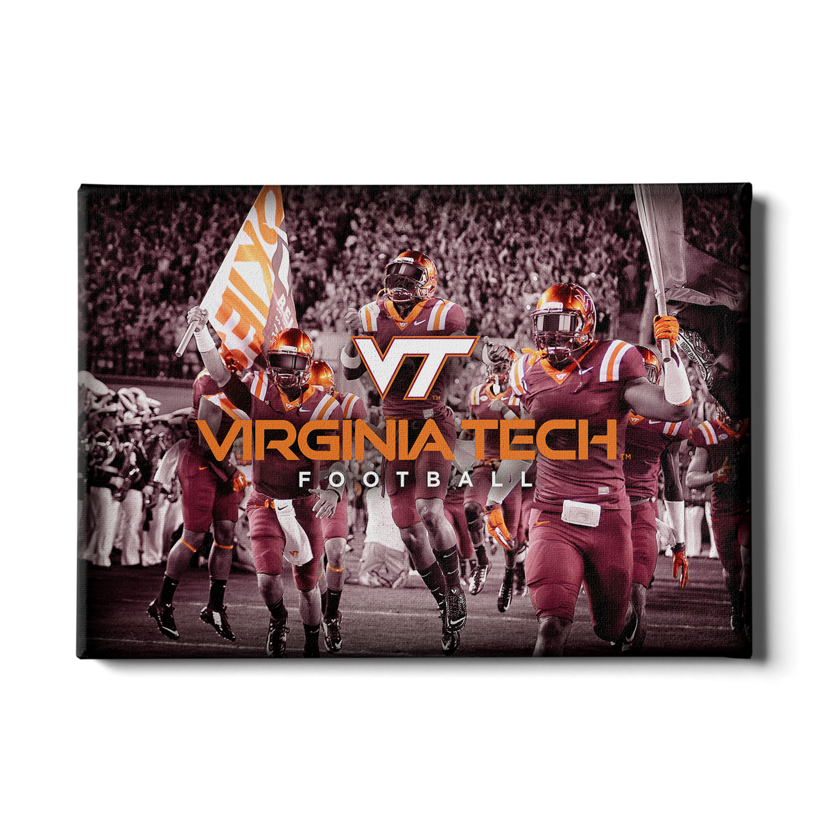 Virginia Tech Hokies "Virginia Tech Football" Licensed Wall Art