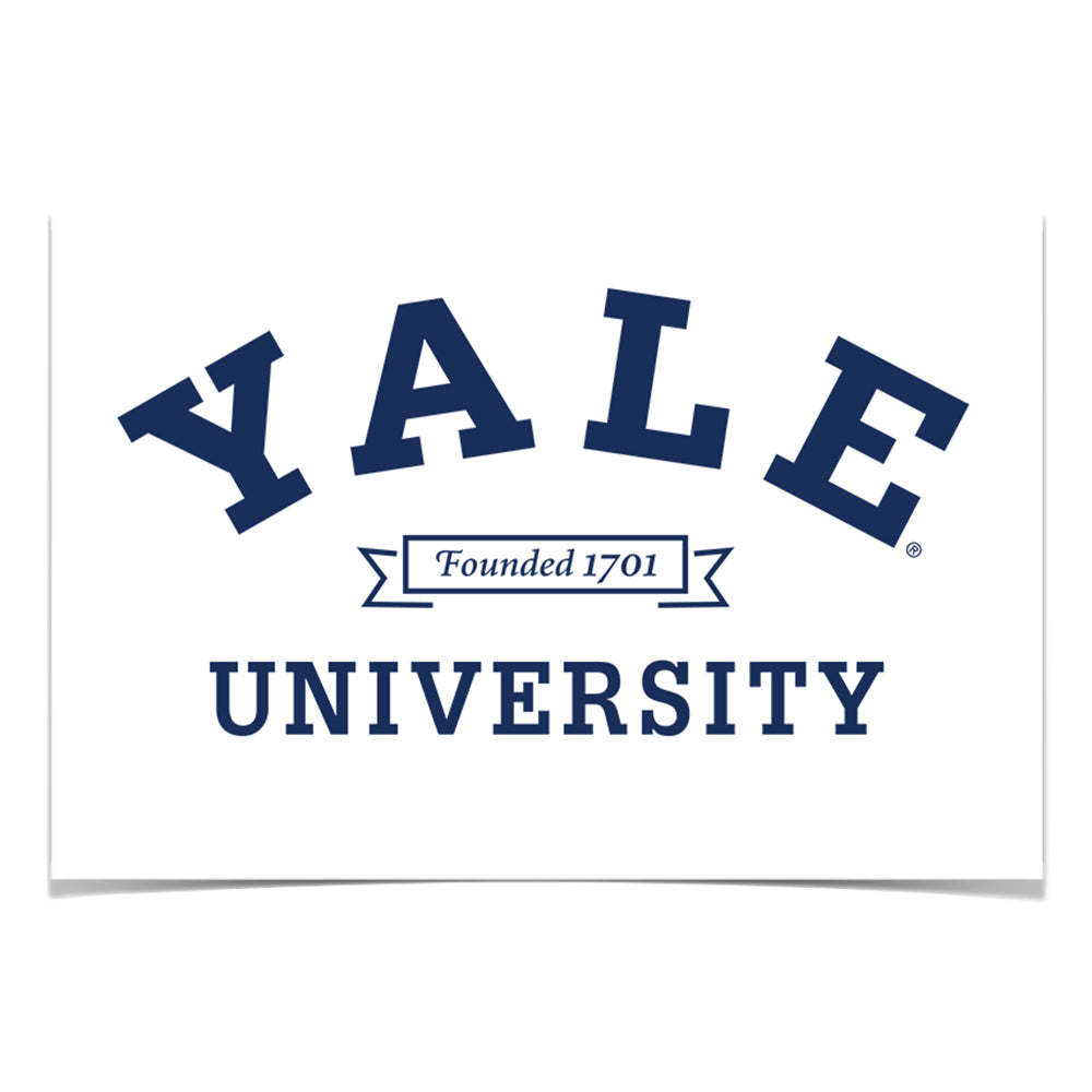 Yale Bulldogs Yale University Founded 1701 Licensed Wall Art