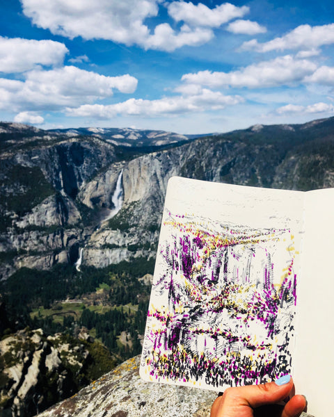 Hiking Yosemite-Camping-Glacier Point-Upper Yosemite Falls