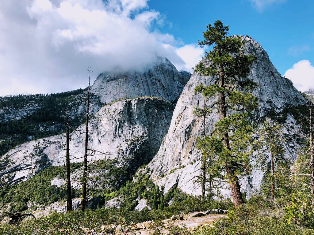 Yosemite National Park - view of Half Dome mountain