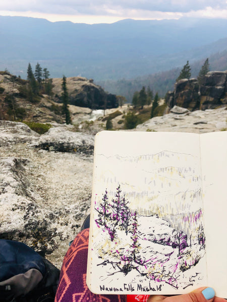 Hiking Yosemite-Camping-Chilnuana Falls