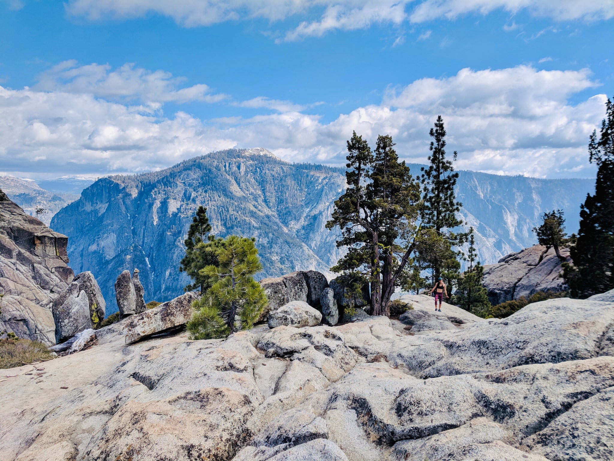 Hiking Yosemite-Camping-Hal Dome-Upper Yosemite Falls
