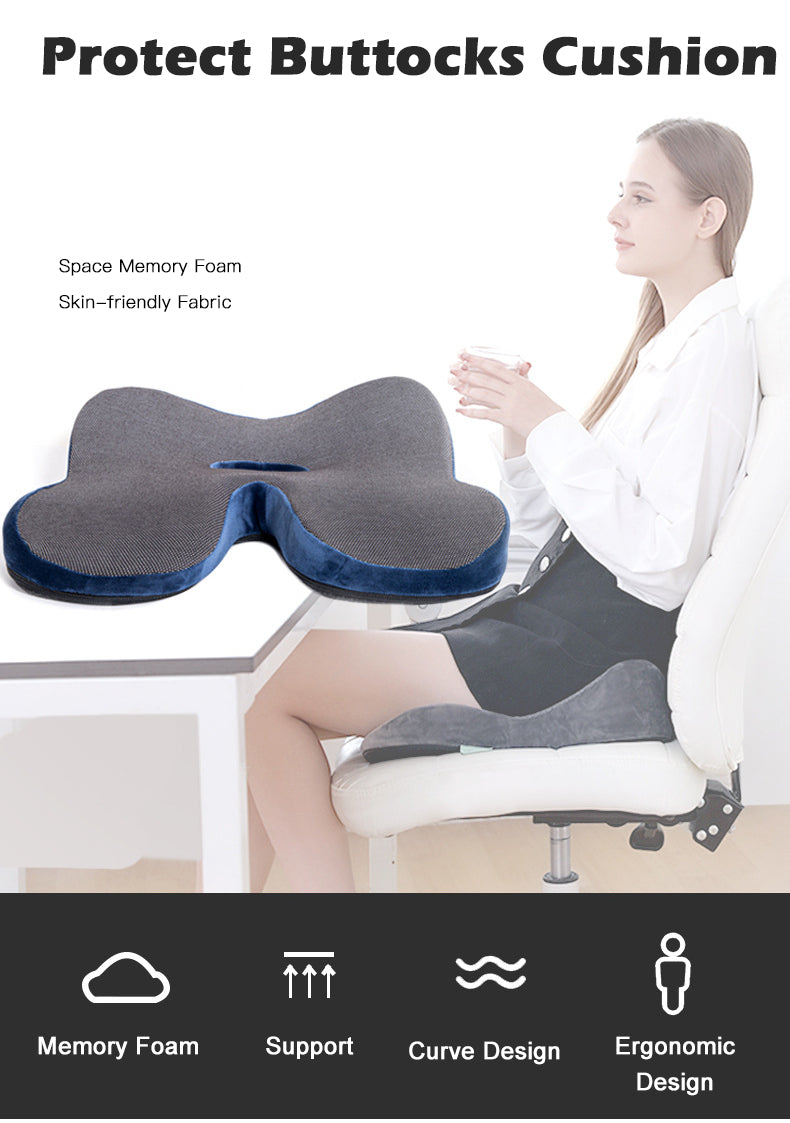 Ergonomisches Sitzkissen aus Memory-Schaum