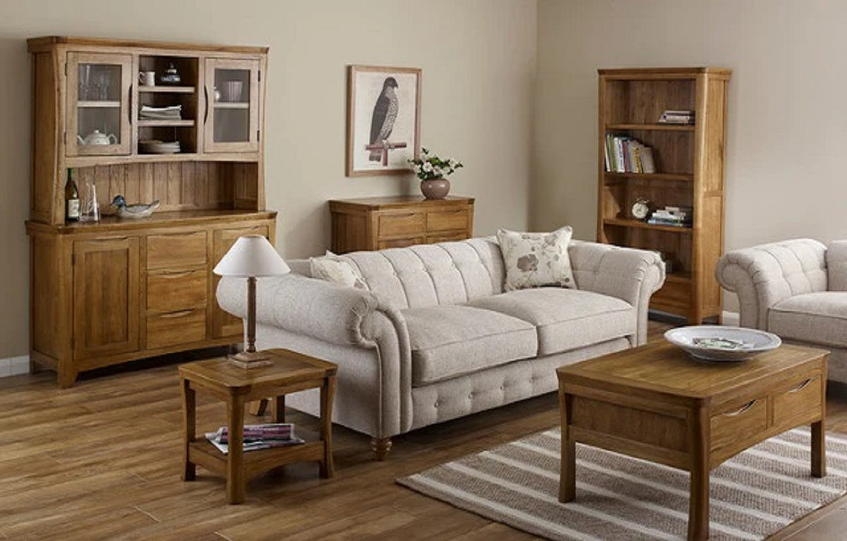 Renwick Rustic Oak Range at Oak Furniture Store