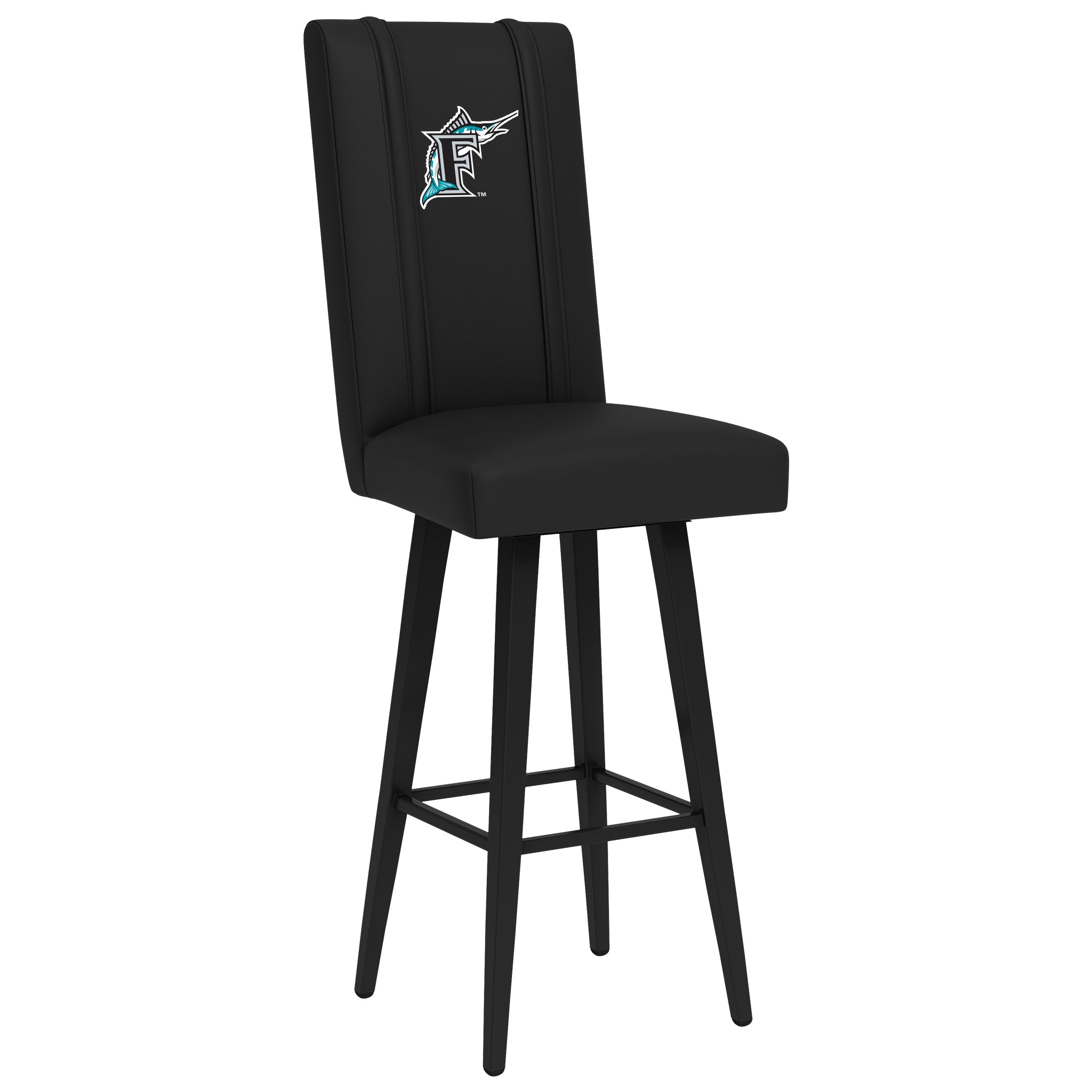 Swivel Bar Stool 2000 with Florida Marlins Cooperstown Secondary
