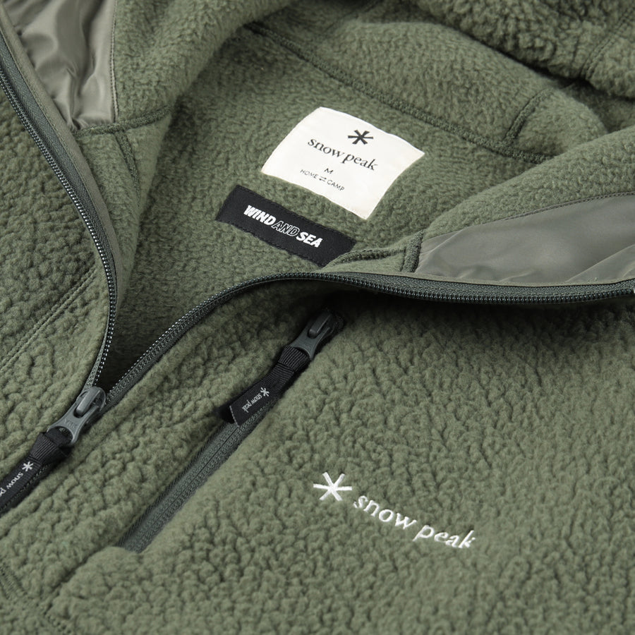 SNOW PEAK wind and sea FLEECE JACKET M | myglobaltax.com