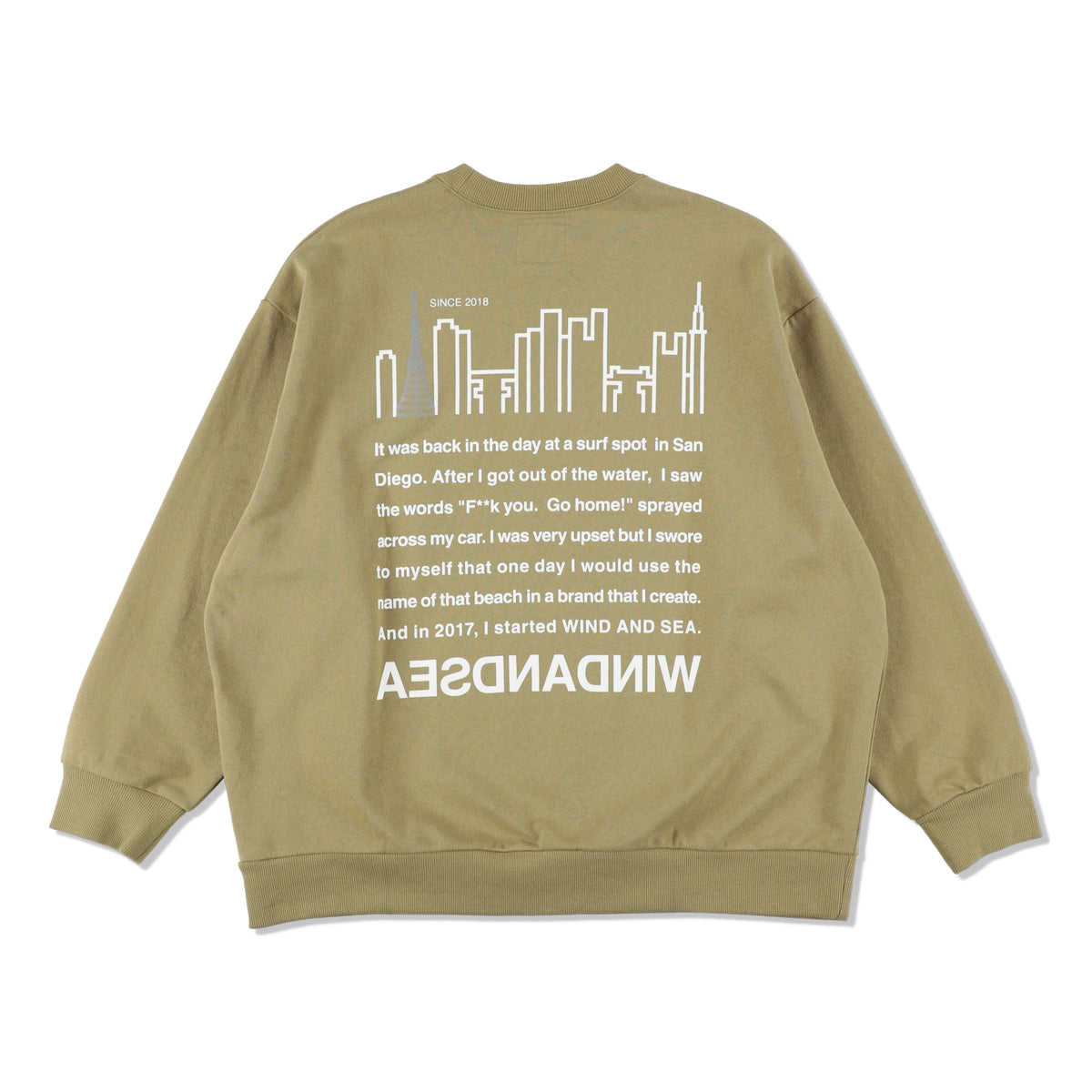 ボタニカルウエディング WIND AND SEA (INDIGO) CREW NECK 2023 新作