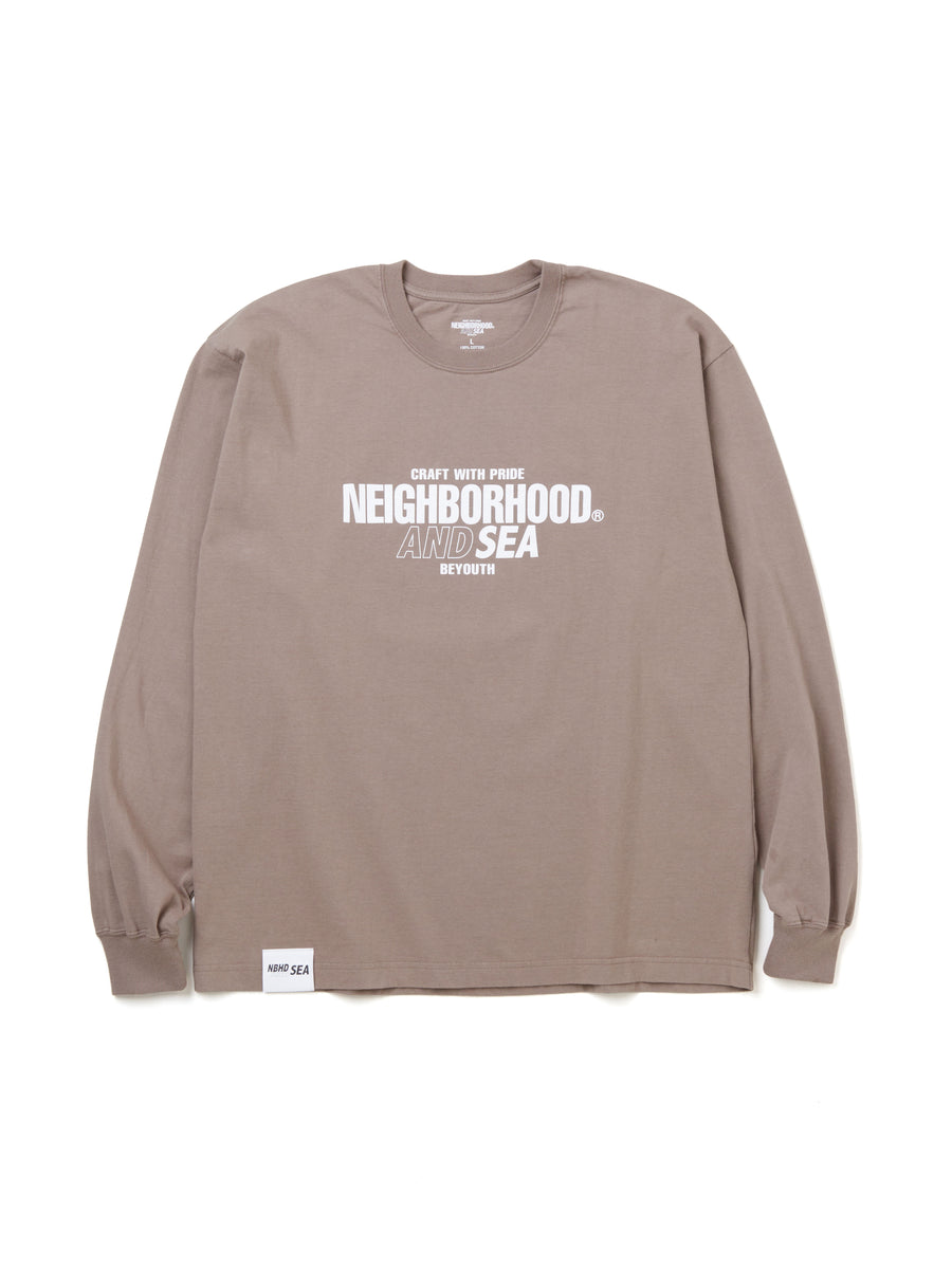 NEIGHBORHOODXWDS L/S TEE / OLIVE_DRAB | myglobaltax.com