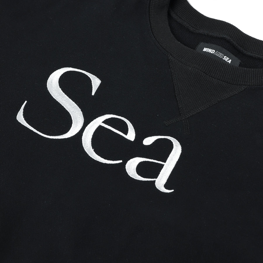 Sea (wds) Crew Neck / Black | eclipseseal.com