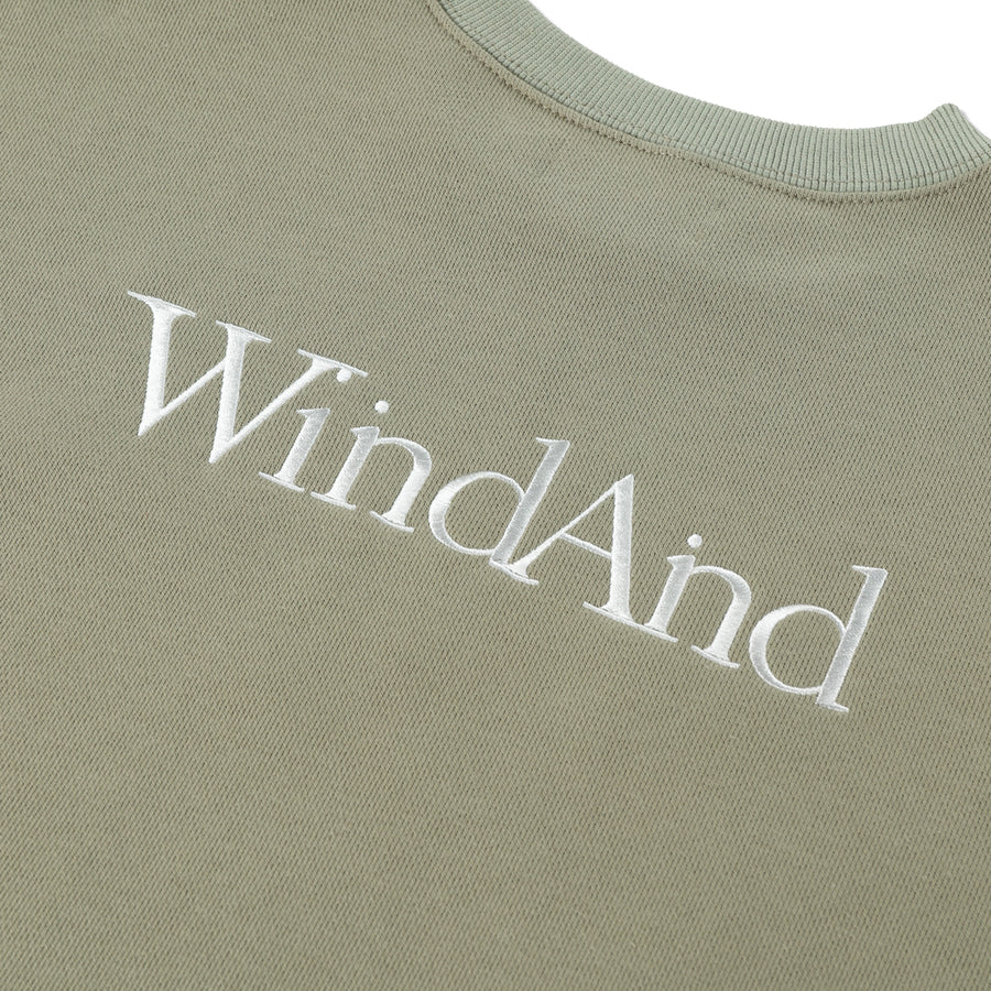 WIND AND SEA AMERI SWEAT SHIRT OLIVEレディース