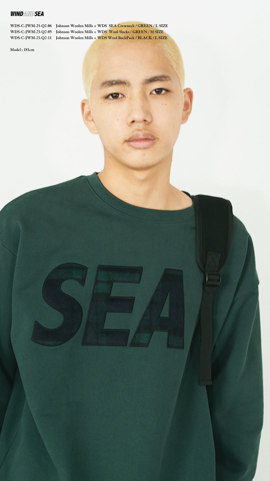 WIND AND SEA Crew neck Green XLサイズ | www.angeloawards.com