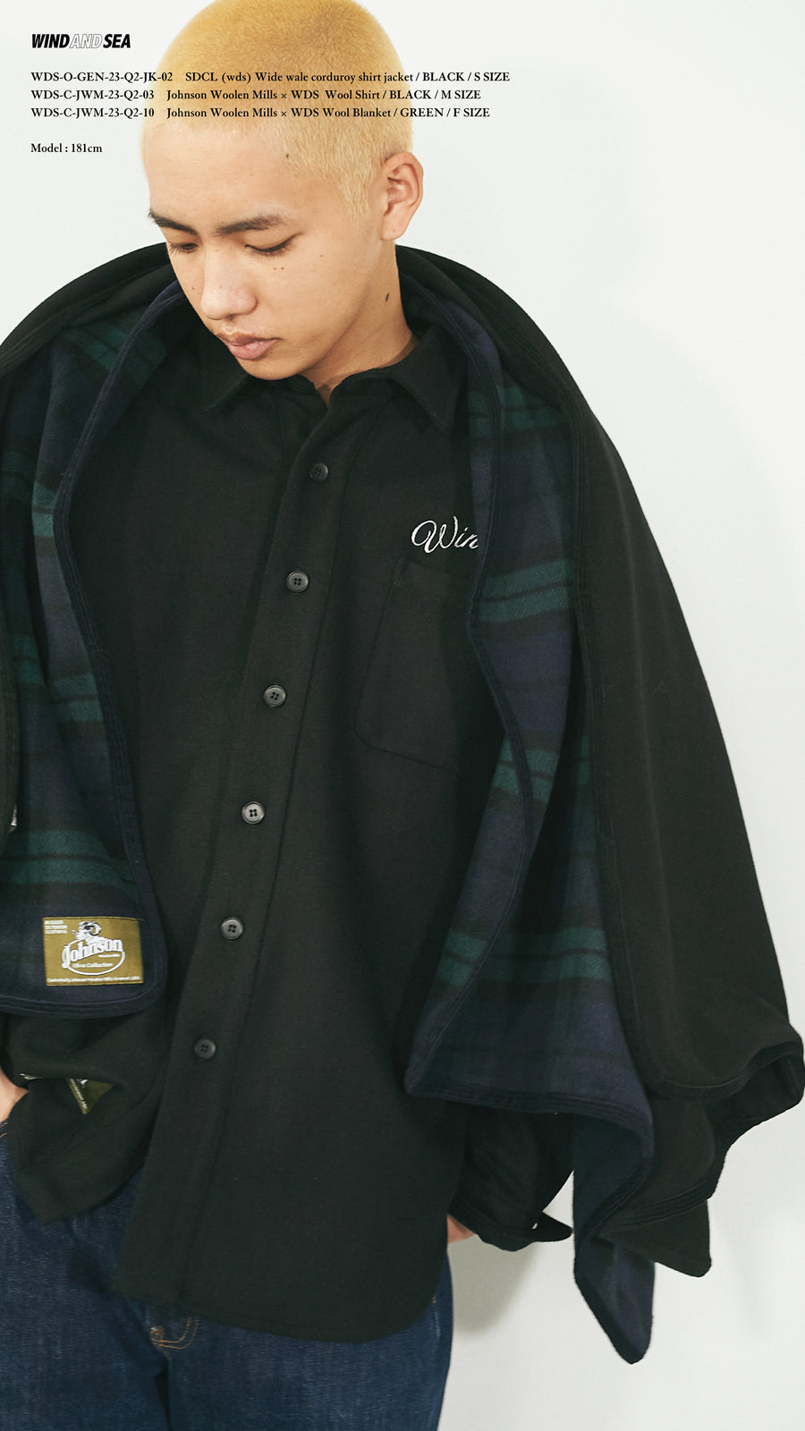 良好品】 Johnson Woolen Mills x WDS SEA Crewnec | www