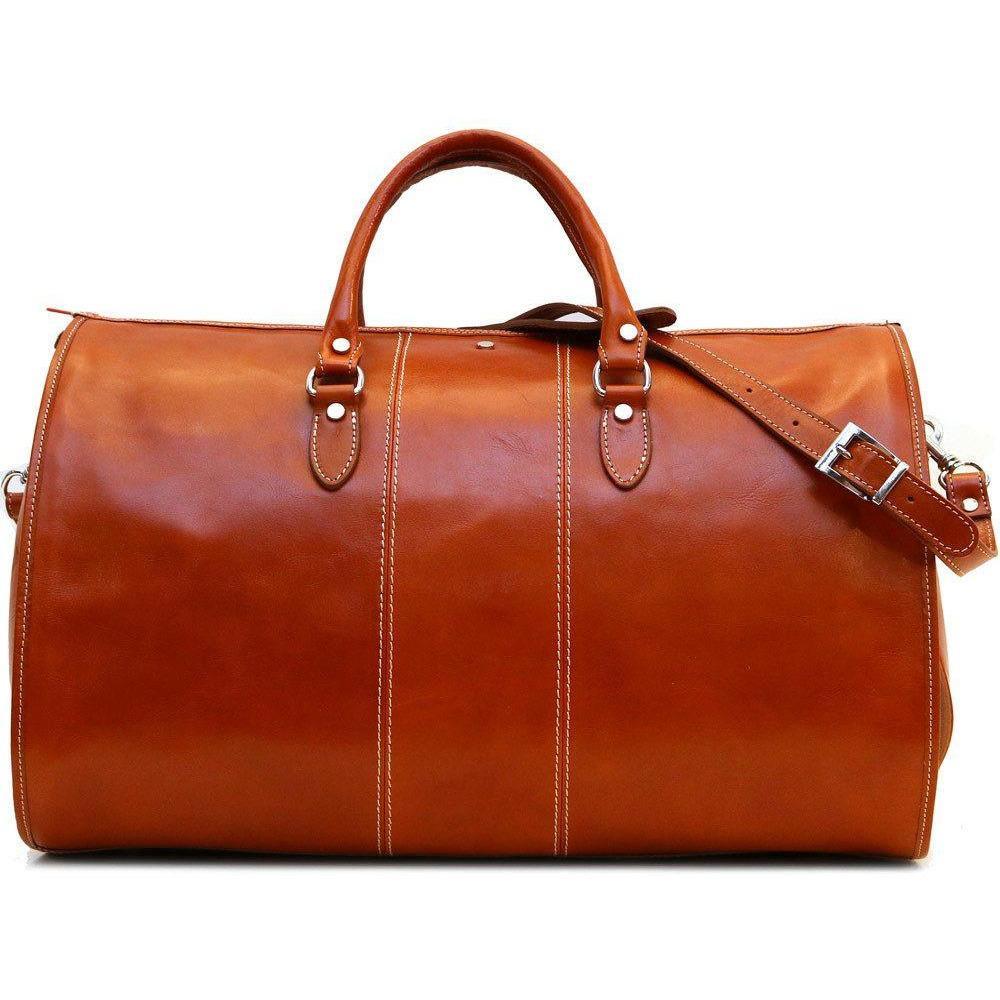 leather garment duffle