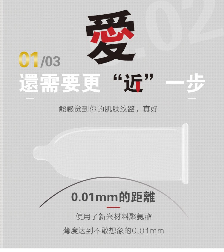 日本相模sagami幸福0.01安全套10只大号装