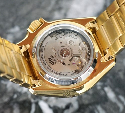 SEIKO 5 Sports SRPE74K1 Gold Bracelet Watch | Time Galaxy Malaysia – Time  Galaxy Watch