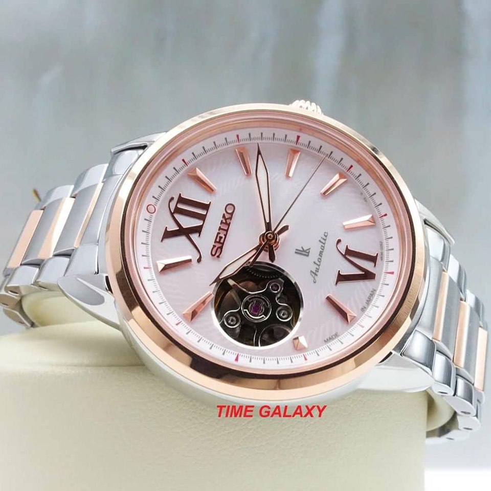 SEIKO Lukia Open Heart Ladies Auto Bracelet SSA796J1 | Time Galaxy – Time  Galaxy Watch