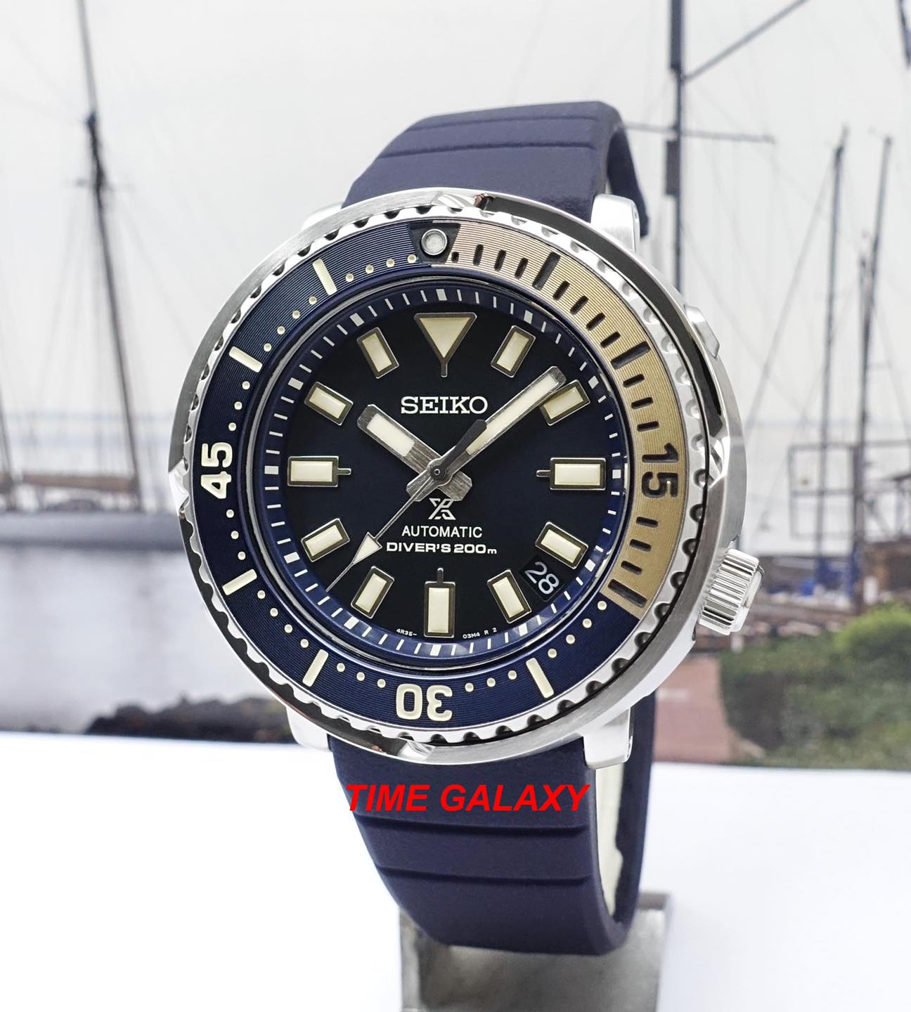 SEIKO Prospex Street Mini Tuna Safari Blue SRPF81K1 | Time Galaxy – Time  Galaxy Watch