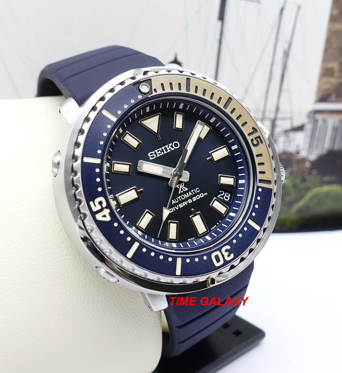 SEIKO Prospex Street Mini Tuna Safari Blue SRPF81K1 | Time Galaxy – Time  Galaxy Watch