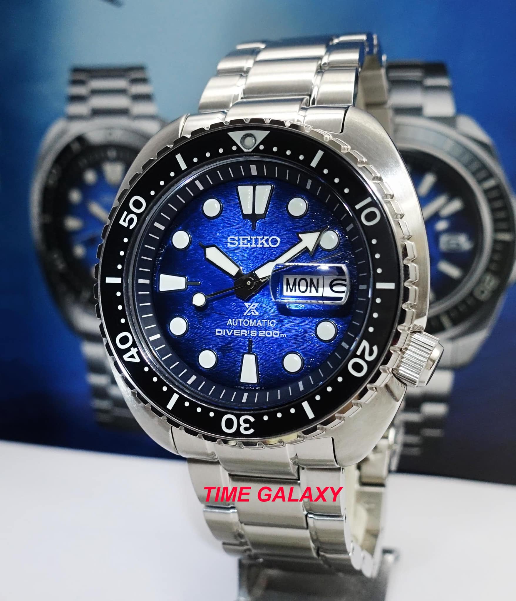 SEIKO Prospex King Turtle Manta Ray SRPE39K1 | Time Galaxy Watch