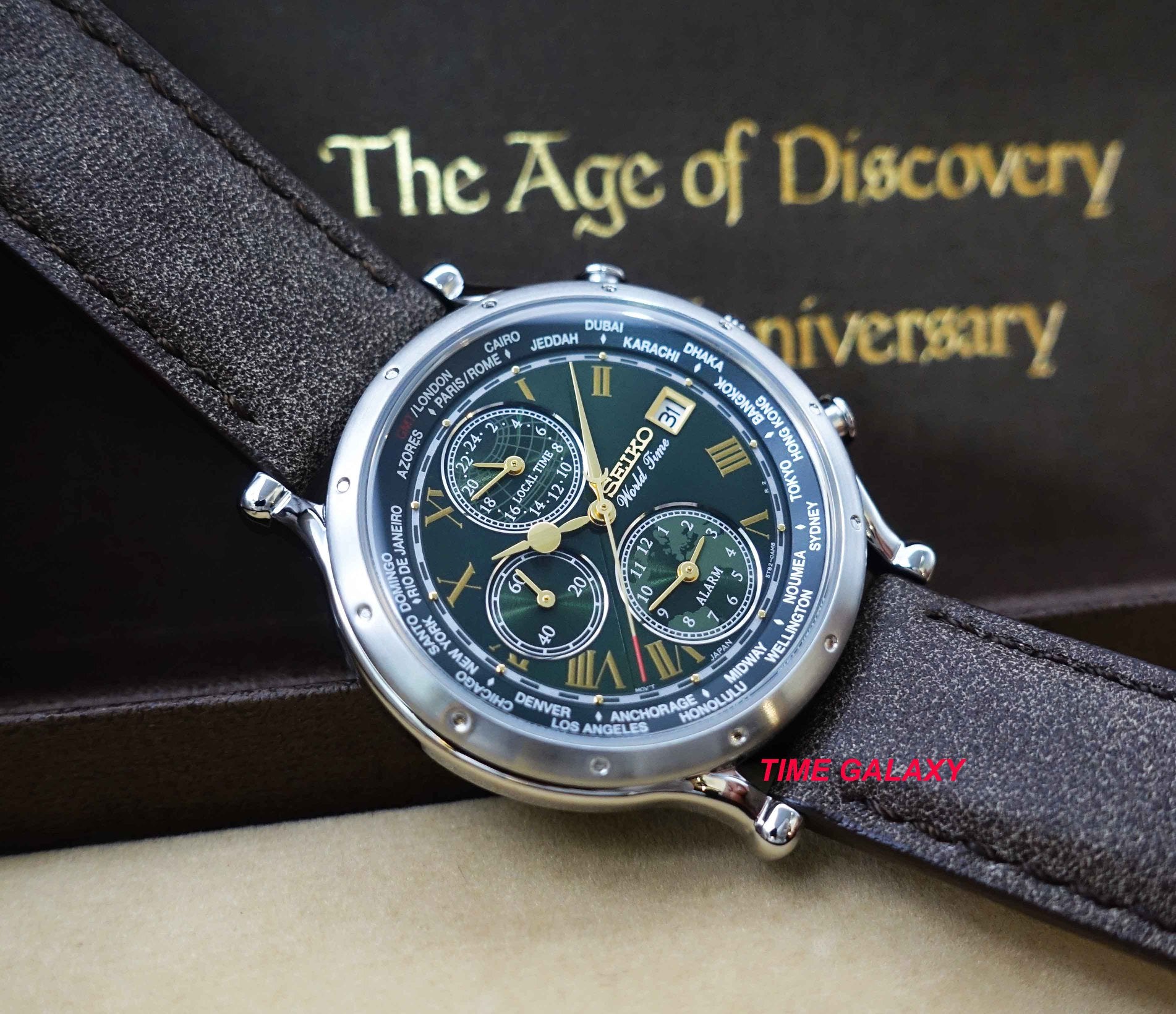 SEIKO Age of Discovery World Time SPL057P1 Limited Watch | Time Galaxy –  Time Galaxy Watch