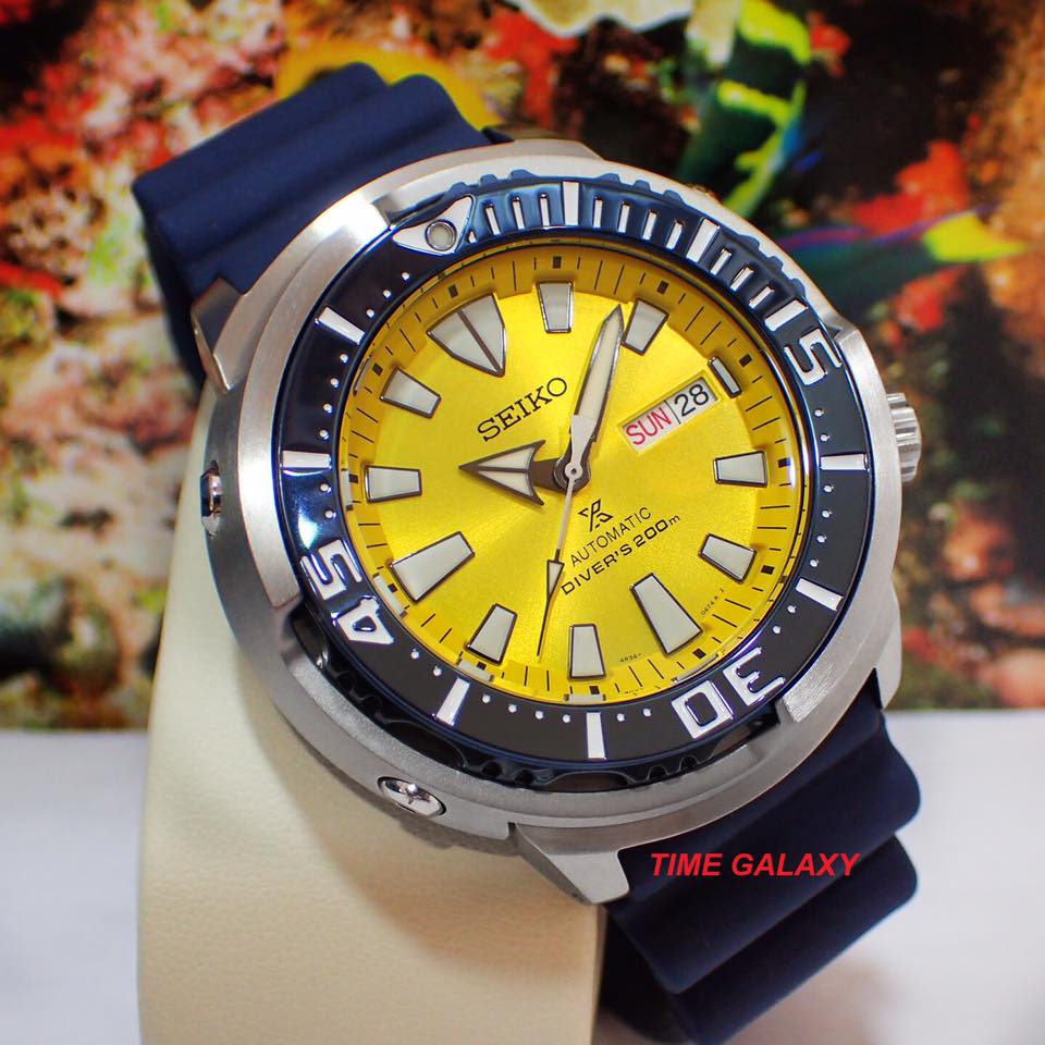 SEIKO Diver's Prospex SRPD15K1 Blue Butterfly Fish | Time Galaxy Watch