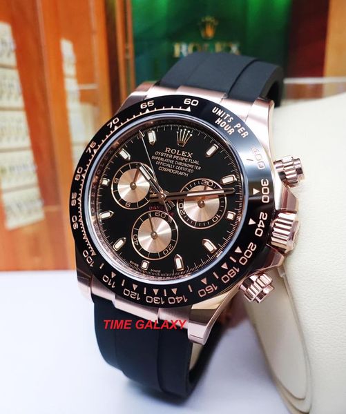 rolex daytona everose oysterflex