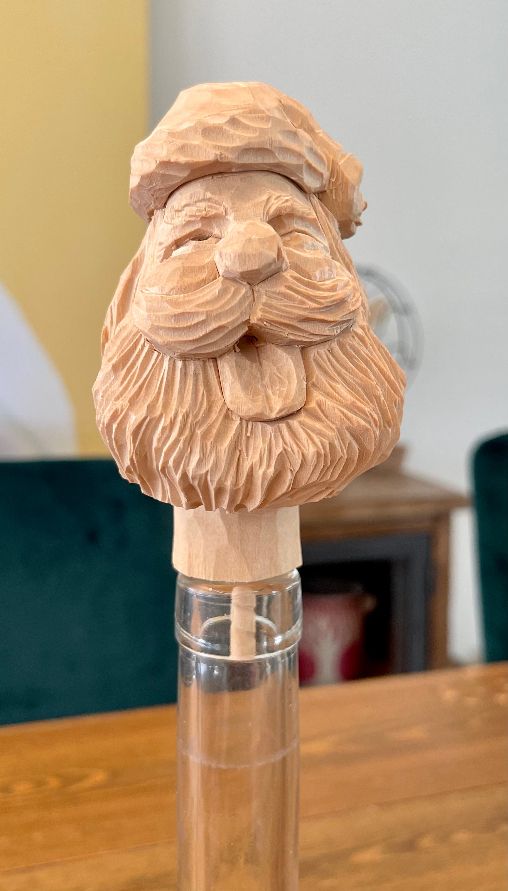 Natural Santa Stopper - Signed CCA 97