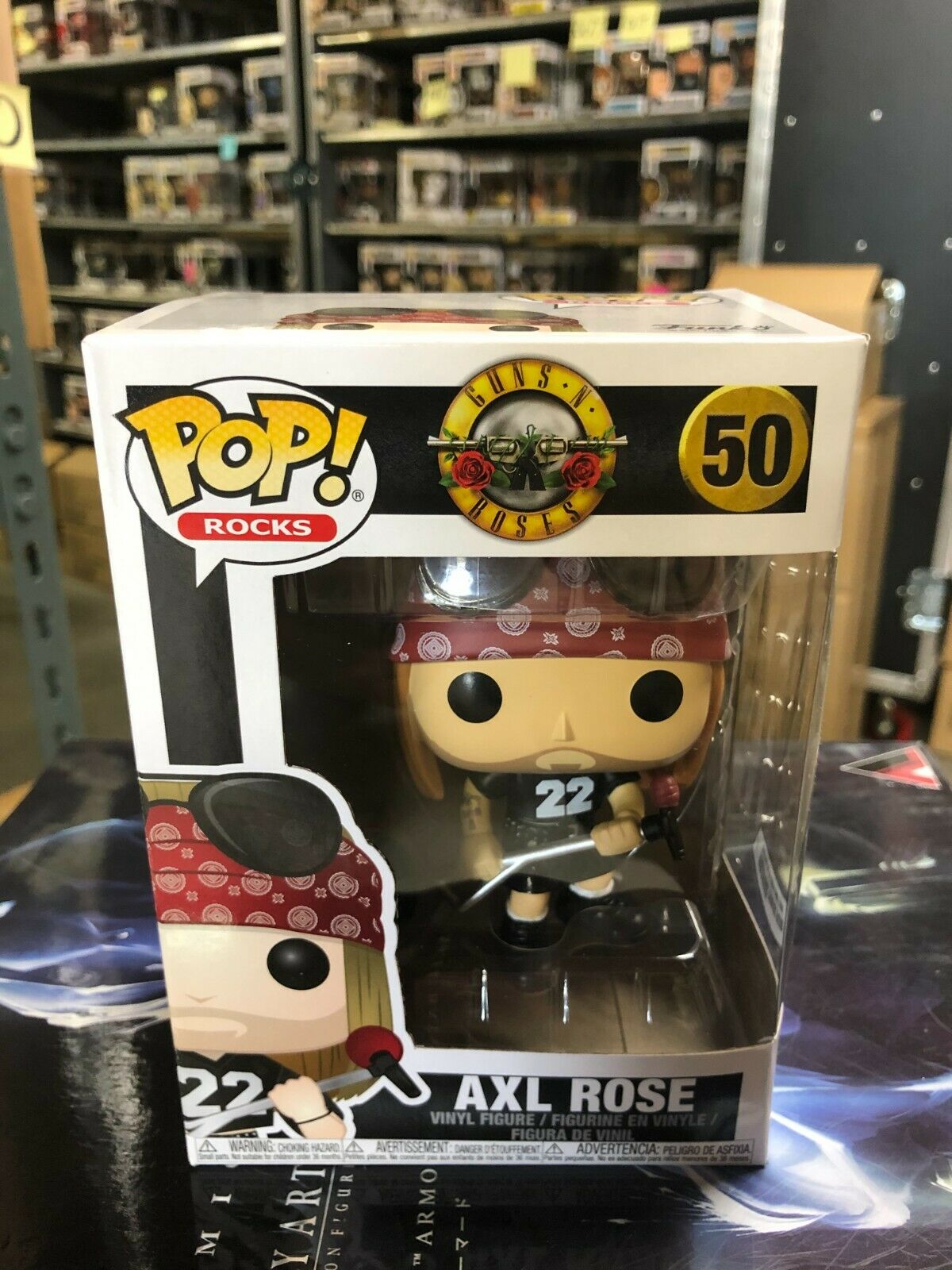 Rocks Vinyl Figure 50 New In Box Axl Rose Guns N Roses Funko Pop Collectibles De7555990