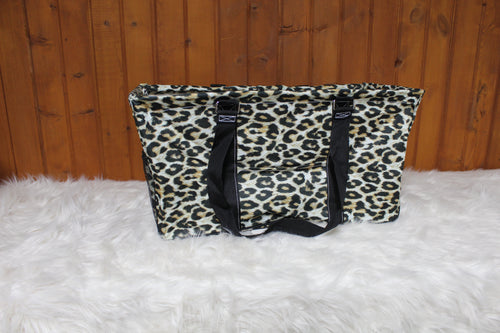 Aztec Cheetah Print Med Utility Tote