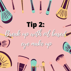 Break up with your oil containing make up