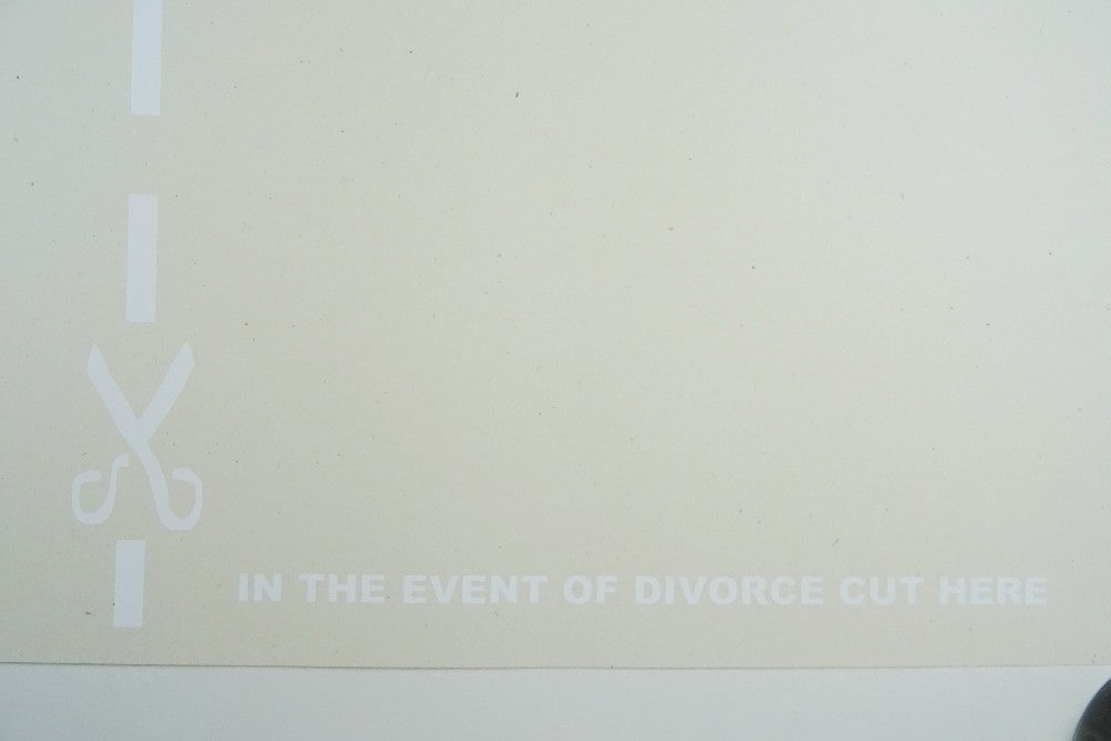 ト送料込 【真作保証】 WCP バンクシー IN THE EVENT OF DIVORC