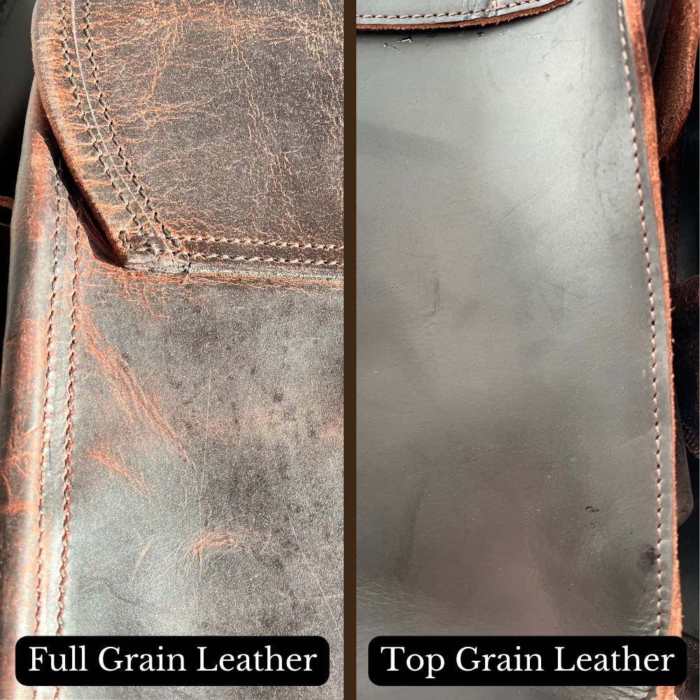 full grain leather vs top grain leather