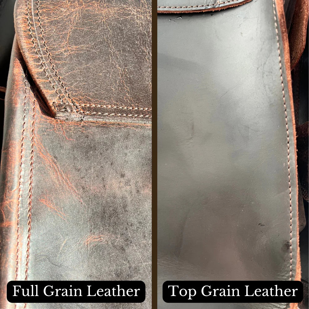 top grain leather vs full grain leather