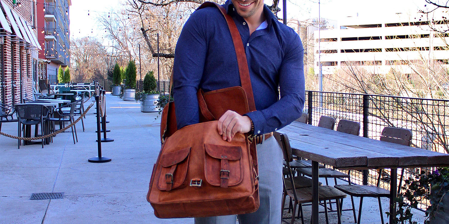 real leather bags