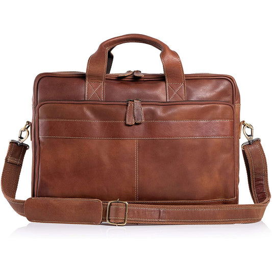 The Toiletry Bag - Men's Top Grain Leather Travel Bag – The Real Leather  Company