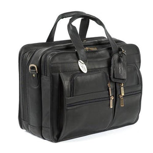 The Jumbo | Extra Large Leather Briefcase for Men for 17 Inch Laptops ...